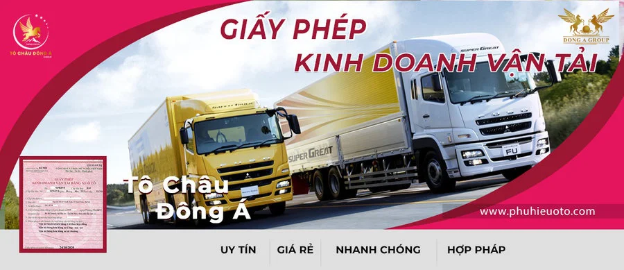 DỊCH VỤ XIN CẤP GIẤY PHÉP KINH DOANH VẬN TẢI TẠI LONG AN