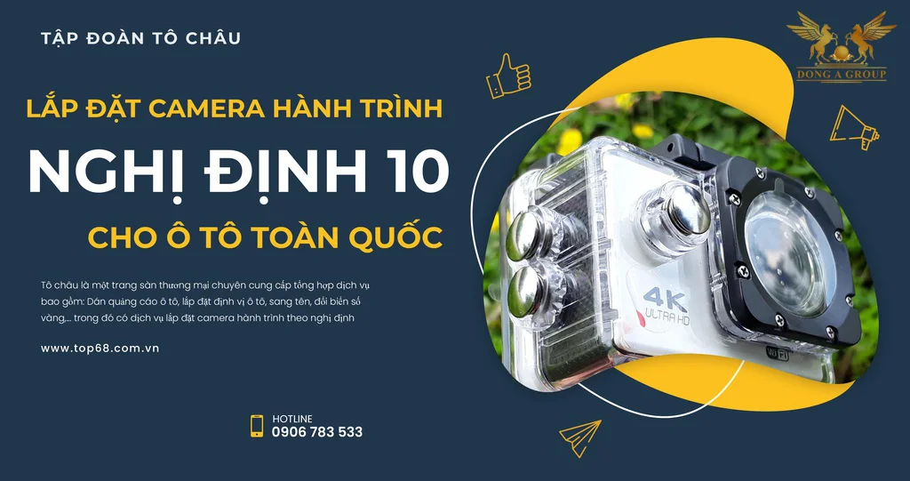 GẮN CAMERA HÀNH TRÌNH THEO NGHỊ ĐỊNH 10 ( DA02) GIÁ RẺ NHẤT