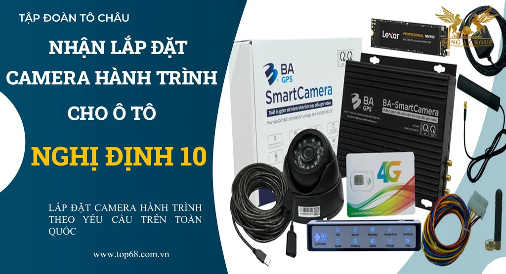 GẮN CAMERA HÀNH TRÌNH THEO NGHỊ ĐỊNH 10 ( DA02) GIÁ RẺ NHẤT