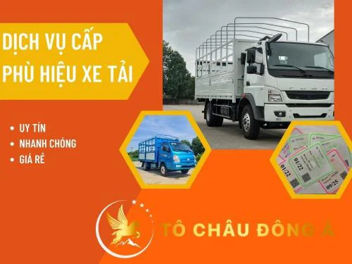 PHÙ HIỆU XE TẢI TOÀN QUỐC DƯỚI 3,5 TẤN GIÁ RẺ