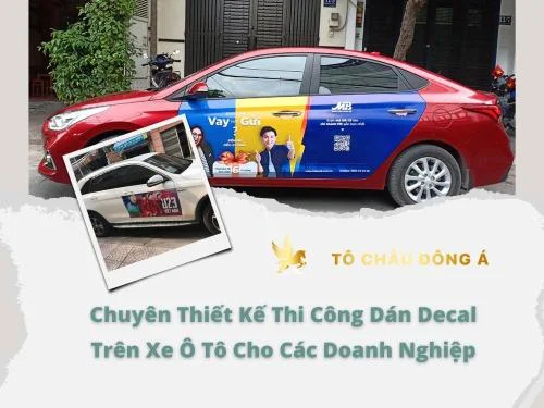 THIẾT KẾ QUẢNG CÁO TRÊN XE Ô TÔ UY TÍN 